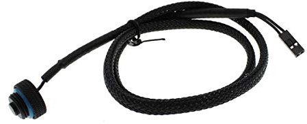 XSPC Verschlussstopfen mit Temperatursensor G1/4 - schwarz, 50 cm