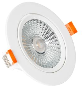 LEDKIA LED Downlight Einbaustrahler 15W COB Superslim Schwenkbar Rund Schni