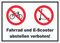 HB-Druck Schild Fahrrad und E-Scooter abstellen verboten A3 (297x420mm)
