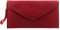 Long & Son Women's Envelope Style, Wristlet, Shoulder, Clutch Bags. 120343 (Dark Red), M