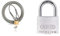 Câble Antivol pour Gastronomie et Meubles de Jardin Dolezych, Longueur 10 m & ABUS H19 56198 Cadenas à clé extérieur Titalium 64TI/45