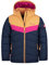 Trollkids Girls Gryllefjord Jacket 140, Navy/Bronze