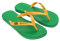 Ipanema Herren CLAS Brasil II AD Flipflop, Green/Yellow, 41.5 EU