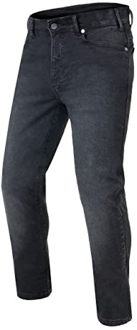 REBELHORN Classic III MotorradJeans Herren | Aramidfaser Futter | SAS-TEC Knie und Hüftprotektoren | Regular Fit
