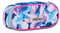Seven Portapenne Scuola Round Plus, Viola Fucsia, Custom Cloud, Bustina Ovale Con Tasca Interna ed Elastici Porta Penne, Accessori Zaino, Elementari, Medie, Superiori, Bambina Ragazza