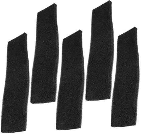 BESPORTBLE 5St Filtermatte für Aquarien schwarzes Sieb Aquarium Aquarienfilter wasserreiniger hauswasserfilter Filterschwamm für Aquarien Fischteich Biochemische Baumwolle