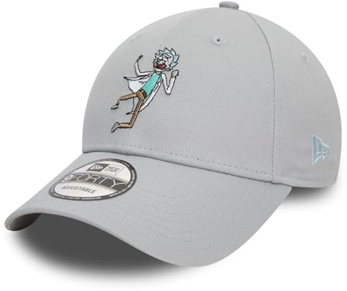 New Era 9Forty Strapback Cap - Rick and Morty grau