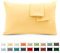 2er Set Kissenbezug 100% Baumwolle 40x70 cm 2 PCS, Superweicher Premium Jersey Kopfkissenbezug, Kissenhülle Hellgelb