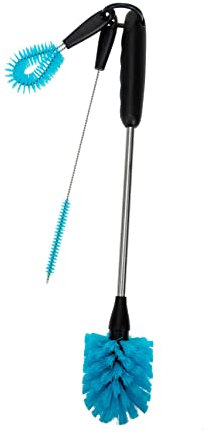 Beavorty Reinigungsset Mit Flaschenbürste Und Haushaltsstrohbürste Verschleißfeste Multifunktions-tassenbürste Für Gründliche Reinigung Von Babyflaschen Und Glaswaren Mit Aufhängeloch Für p