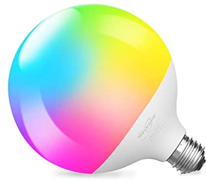 ngnsky Wifi G95 RGBCW Intelligente Lampen 12W | Kompatibel mit Alexa, Sprach- und Funk-Fernbedienung, Fristen und Timing