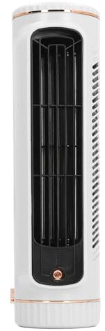Zunate Ventilador Enfriador de Escritorio, Ventilador de Torre Enfriador sin Aspas, Ventilador de Refrigeración de Mesa Recargable Silencioso de 3 Velocidades, para Dormitorio, Oficina