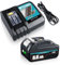 1 Stück 18V 5500mAh Ersatz für Makita Akku 18V Lithium-Ionen-Akku BL1850B Kompatibel mit Makita 18V Akku und Ersatz für Makita ladegerät 18V 3A DC18RC Kompatibel mit Makita Ladegerät 18V mit Akku