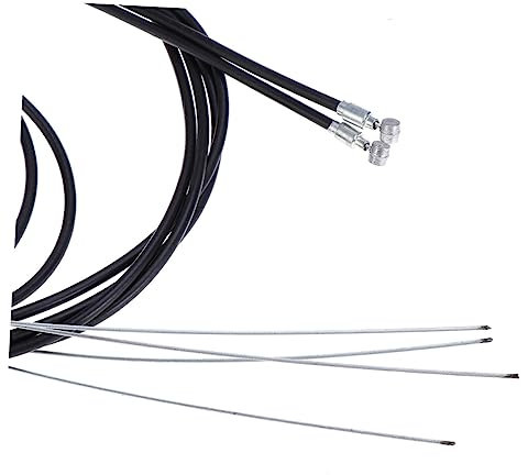 BESPORTBLE 4 Pcs Bike Brake Cable Bicycle Rear Derailleurs Bicycle Brake Cable Rear Derailleur for Housing Cable Hose Kit Pole Light Hooks Adjustable Hurdles Cable Rear Derailleur Black