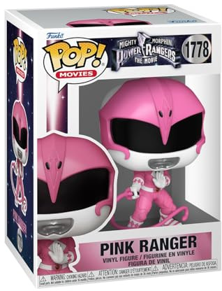 Funko POP! Movies: Mighty Morphin Power Rangers - Pink Ranger | Offizielles Superheroes Merch - Vinyl Sammelfigur als Regal Deko - Geschenkidee zum Geburtstag für Fans und Sammler