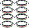 Quelay 8 Pcs Kenya Flag Beaded Bracelets Adjustable Handmade Kenyan Flag Bracelet Rope Bangle Kenyan Patriotic Pride African Jewelry Gift for Women, One Size, nylon rope, glass beads, no gemstone