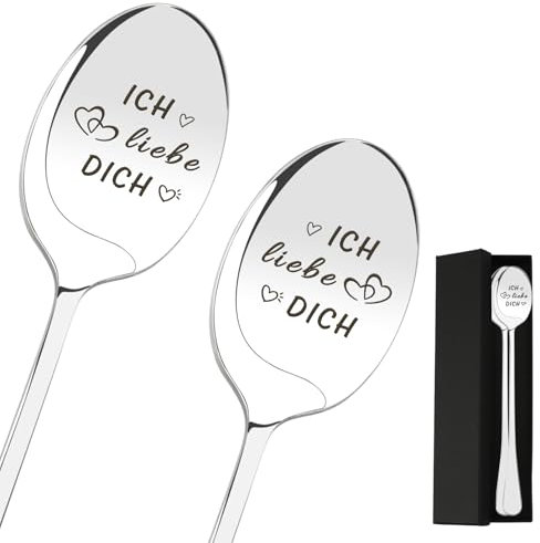 Ostern Geschenk für Ihn Ich Liebe Dich Geschenke für Männer Partner Geschenke Freund Paar Geschenk Freundin Löffel Liebesgeschenke für Frauen Verliebte Partnerin Ehefrau Hochzeitsgeschenke