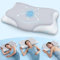 CloudÉtoile NackenKissen Kopfkissen Memory Foam ‑ 2‑in‑1 Ergonomisches Orthopädisches Kissen Viscoschaum Seitenschläferkissen, Höhenverstellbar Nackenstützkissen Memory-Schaum Kissen, Hellgrau 64x38cm