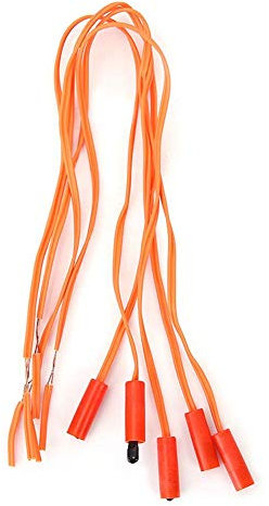 BOROCO Cavo Dell'accenditore,50 Cavi di Accensione per Fuochi D'artificio Portatili, Telecomando Senza Fili, Sistema di Accensione Elettronica,Fili Elettrici per Fuochi D'artificio (30 cm)