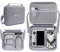 VOLOHAS Mini 3 Pro Storage Bag, Portable Carry Bag for DJI Mini 3/Mini 3 Pro Handbag with Shoulder Strap, Waterproof Shockproof Accessories 26.5x22.5x10cm Grey