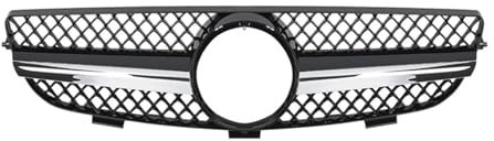 Front Kühlergrille Frills Für Benz W209 Für CLK-Klasse CLK320 CLK500 2003-2009 Auto-Kühlergrill Racing Grills Schwarzes Mesh-Gitter-Kit Für Die Obere Stoßstangenhaube Gitter Kühlergrill