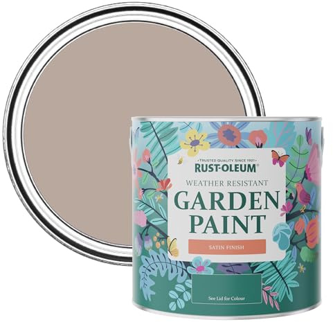 Rust-Oleum Mould Resistant Garden Paint in Satin Finish - Oatfield 2.5 litre