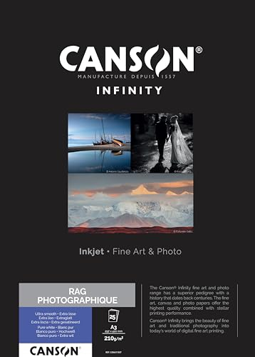 Canson 206211027 Rag Photographique Box, A3