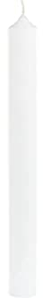 Rayher Stabkerze, weiß, rund, 40 cm, 3 cm ø, cellophaniert (ohne Karton), 100% Paraffin, RAL-Gütezeichen, Rundkerze, Taufkerze, Kommunionkerze, Kerzenrohling zum Verzieren, 3119400