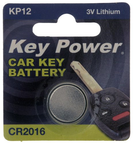 Key Power CR2016-KP Car Key Fob Lithium Battery 3 V