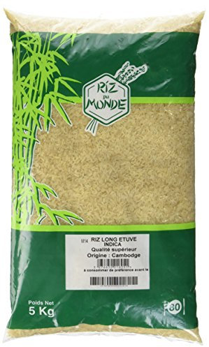 Riz du Monde Riz Long Etuvé Indiça 5 kg