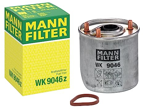 MANN-FILTER WK 9046 Z Kraftstofffilter – Kraftstofffilter Satz mit Dichtung / Dichtungssatz – Für PKW