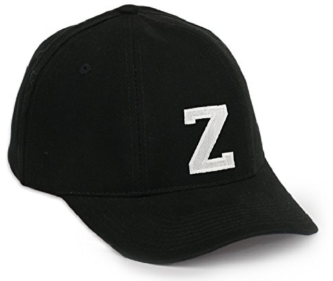Baseball Mütze Cap Caps A-Z schwarz Snapback with Adjustable Strap Snap Back LA (Z)