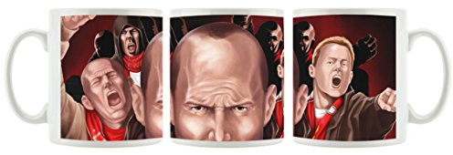 Ultras-Art Kunstleinwand Liverpool als Bedruckte Kaffeetasse/Teetasse aus Keramik, 300ml, weiß