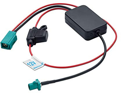 XTRONS 12V Universal Auto FM/AM Radio Signal Verstärker Empfang Booster Radio Signal Amplifier Reception Booster (RAMP02)