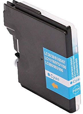 Alternativ Tintenpatrone für Brother LC-985C LC-985 Cyan für DCP-J125 DCP-J140W DCP-J315W DCP-J515W MFC-J220 MFC-J265W MFC-J410 MFC-J415W von ABC