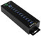 StarTech.com USB 3.0 Hub (10-Port, Din-Rail, Industrielle Anwendung, externes Netzteil, Überspannungsschutz, ESD, 350 W, 15 kV)