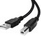 USB 2.0 Printer Cable, USB 2.0 Type B Lead A Male to B Male For Printers (1 Meter)