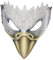Toyvian Halbes Gesicht Adler Maske Tierkopf Maske Cosplay für Partei Maskerade Kostüm Dekoration 1pc