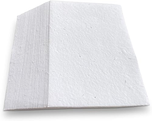 Wanderings Pflanzbares Samenpapier A6, 10.5x15 cm – 50 Karten aus 100 % recycelter Baumwolle mit Wildblumensamen, 250 gsm – Ideal für Einladungen, Dankeskarten, Postkarten, kreative DIY-Projekte