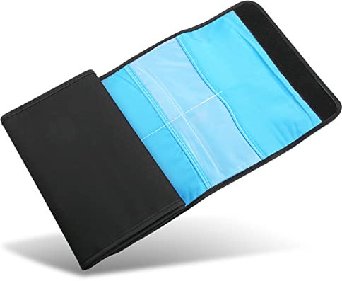 Bindpo Filter Case, Nylon Shockproof Camera Filter Lens Bag 12 Slots Filter Lens Pouch Photography Filter Carry Case for 82mm Round or Square Filters