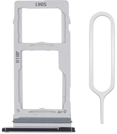 MMOBIEL DUAL SIM Card Slot Tray Holder Replacement Compatible with Samsung Galaxy Note 20 Ultra 2020 - Incl. Rubber Gasket and Sim Pin - Black