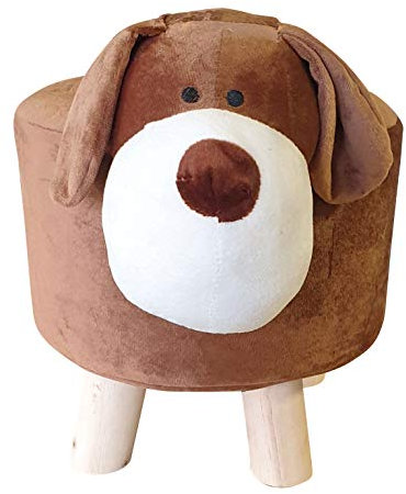 Fachhandel Plus Kinderhocker Hund Tiermotiv Sitzhocker Polsterhocker Kinderstuhl Tierhocker Kinderzimmer Spielzimmer