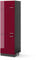 Vicco Kühlumbauschrank R-Line, Hochschrank für die Küche, Bordeaux Hochglanz/Anthrazit, 60 cm