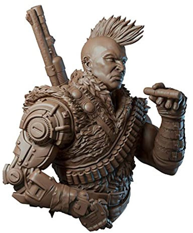 XINGCHANG 1/10 Ancient Fantasy Man Warrior Büste Resin Figur Modellbausätze Miniatur Gk Demontage unbemalt