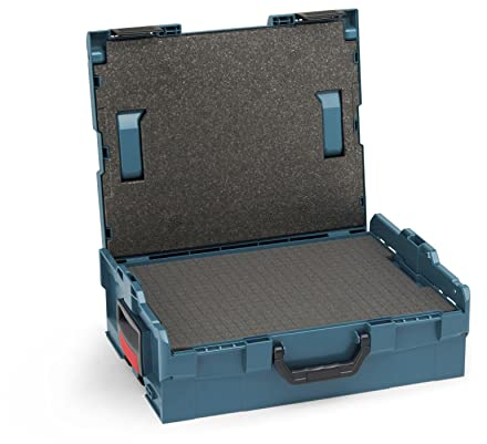 Bosch Sortimo L Boxx 136 mit Rasterschaumstoff professional Blau • LBoxx 136 Koffersystem für optimale Lagerung von Werkzeugen • Sicherer Transport & Schutz dank L-Boxx System