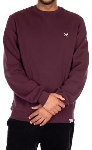 IRIEDAILY Herren Crewneck MINI Flag 2 Bio-Baumwolle Regular Fit Nightfall