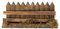 Lattenzaun aus Holz cm 15x3
