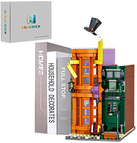 ENJBRICK Harry Schloss Klemmbausteine Spielzeug-Sets kompatibel mit Lego für Erwachsene,Creator Haus Buchstütze Baukasten, Weihnachten und Geburtstag Geschenke für Gebäude für Kinder 1101 pcs