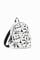 Desigual Onyx Mombasa Mini Backpack White