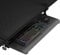 BONTEC Under Desk Keyboard Tray, Sliding Pull Out Drawer with C-Clamps, 650x300mm, Ergonomic Carbon Fibre Keyboard Holder, Desk Space Saver for Office and Home