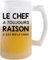 Planetee Mug Chef (Chope de Bière Chef a toujours raison)